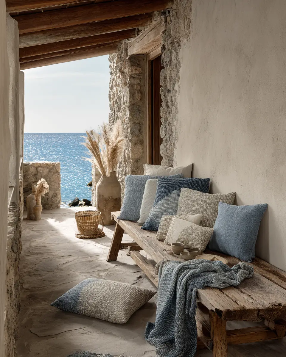 Calm Mediterranean Balcony Decor Ideas