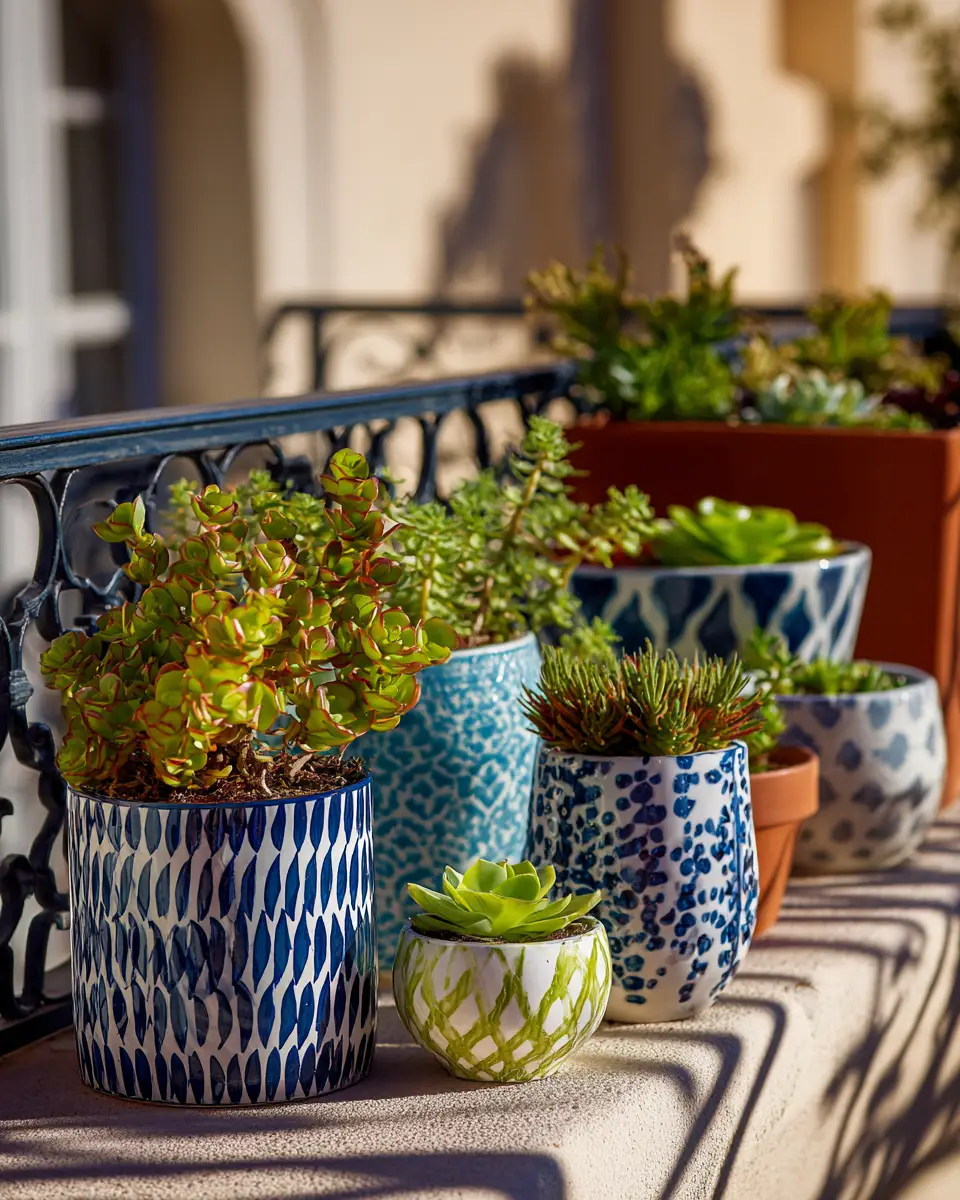 Calm Mediterranean Balcony Decor Ideas