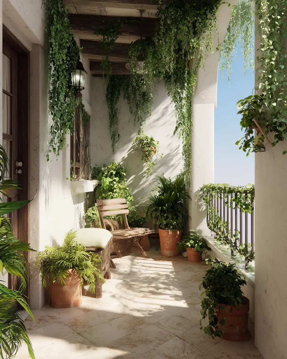 Calm Mediterranean Balcony Decor Ideas