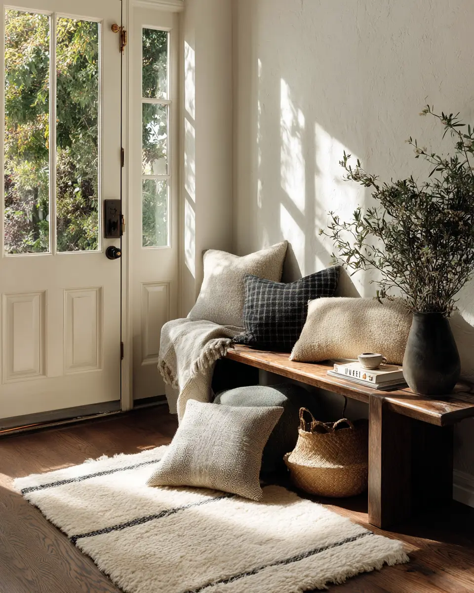 Calm Modern Entryway Decor Ideas