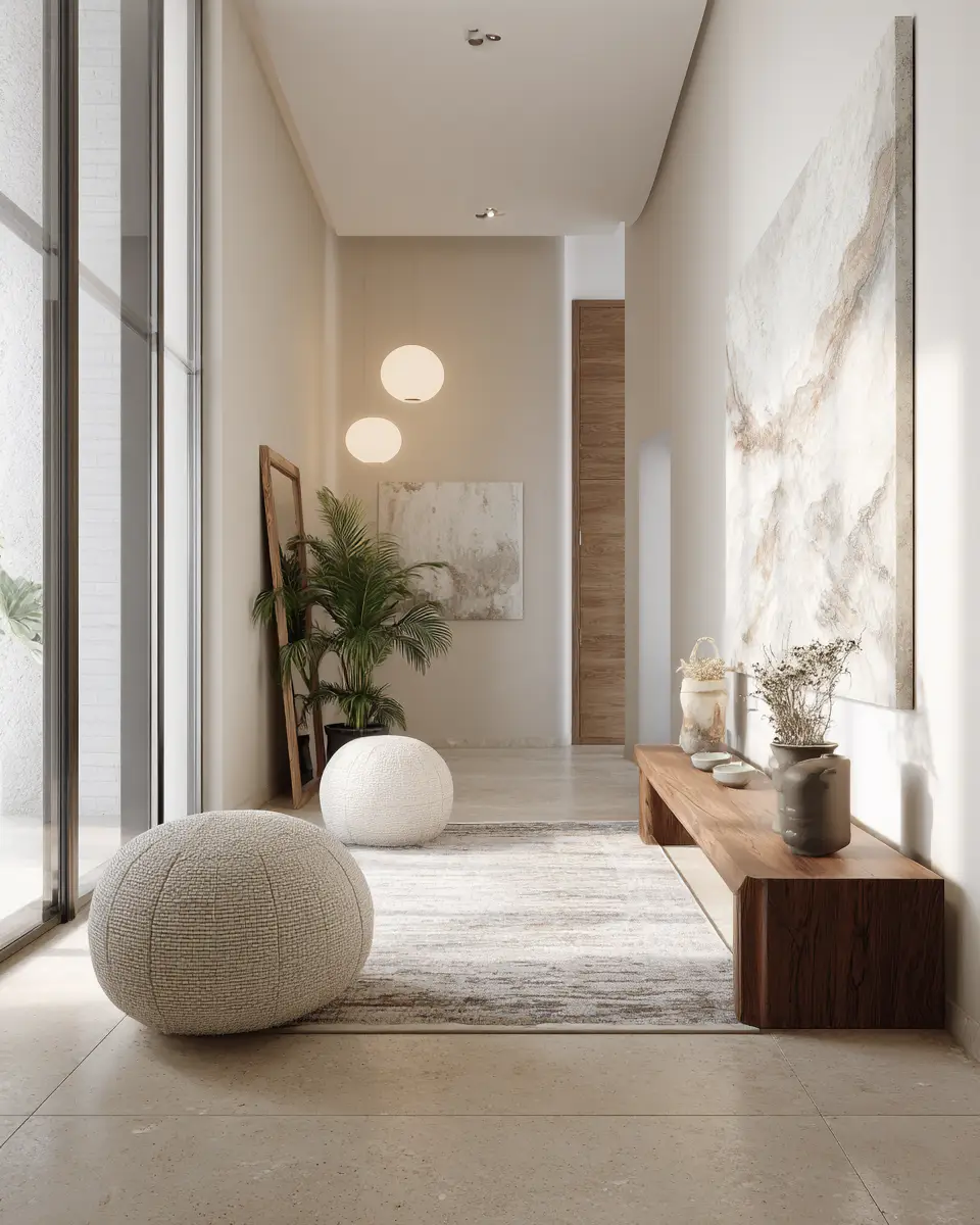 Calm Modern Entryway Decor Ideas