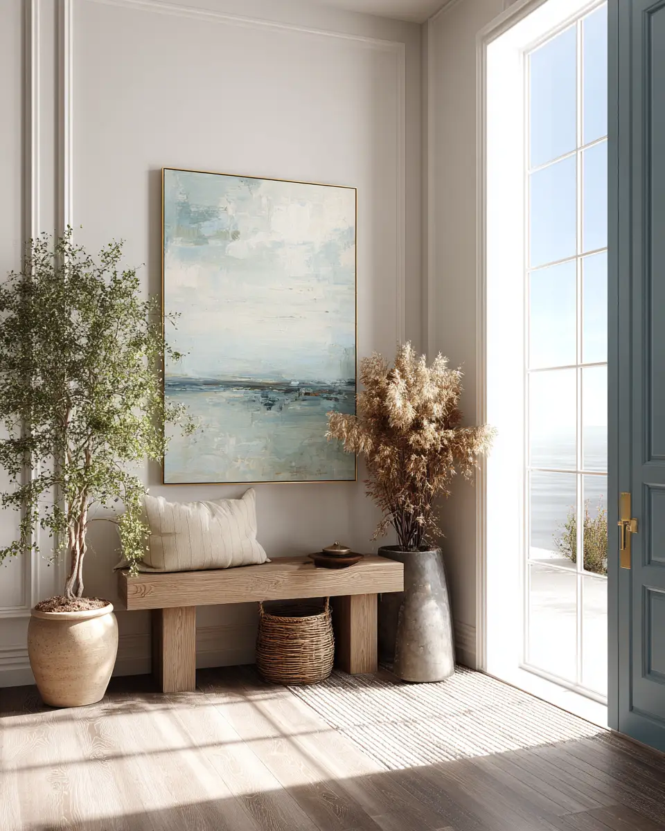 Calm Modern Entryway Decor Ideas