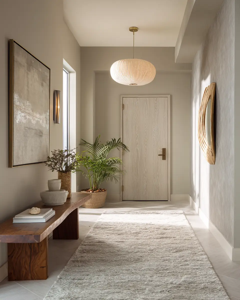 Calm Modern Entryway Decor Ideas