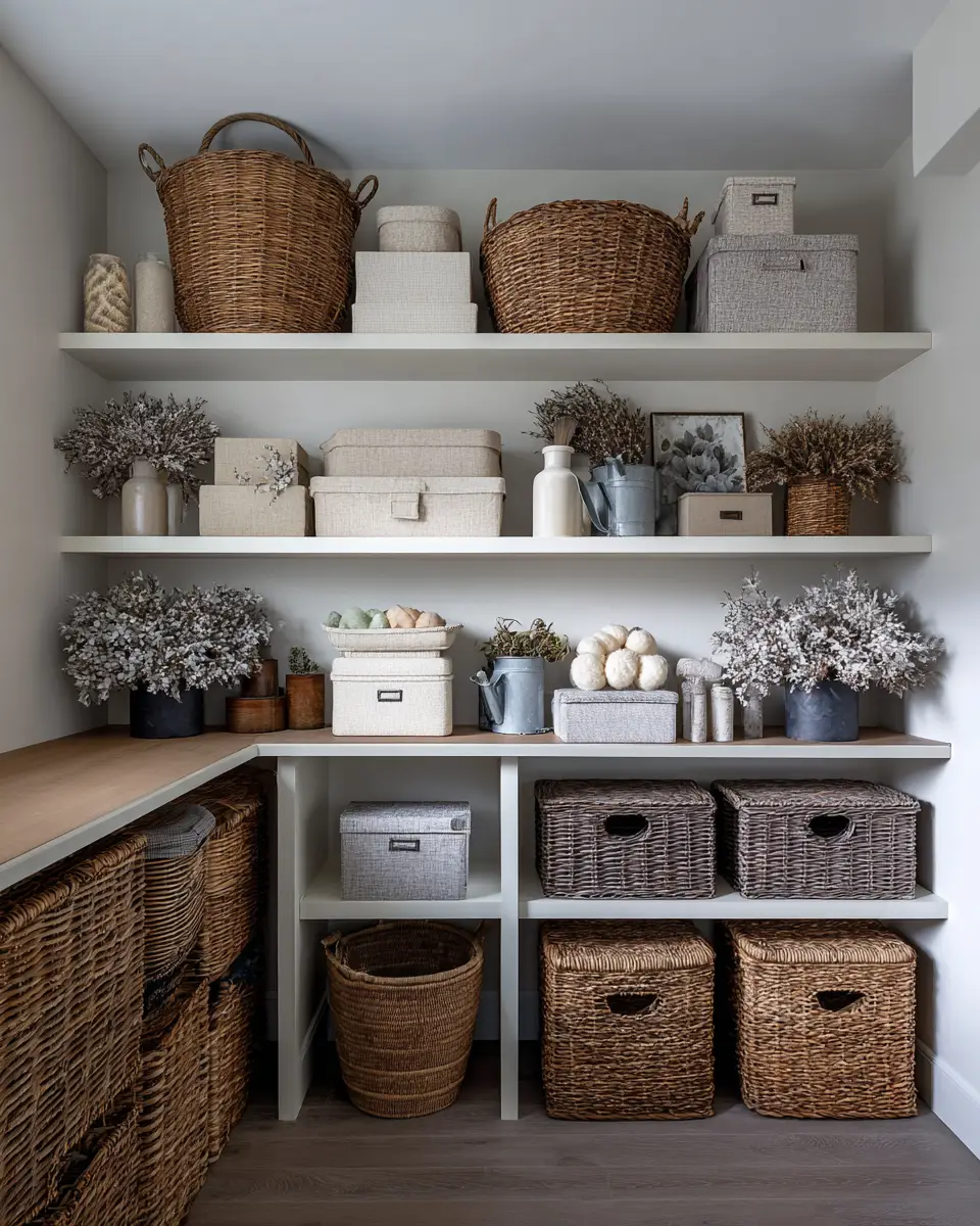 Calm Modern Farmhouse Garage Decor Ideas - Featured