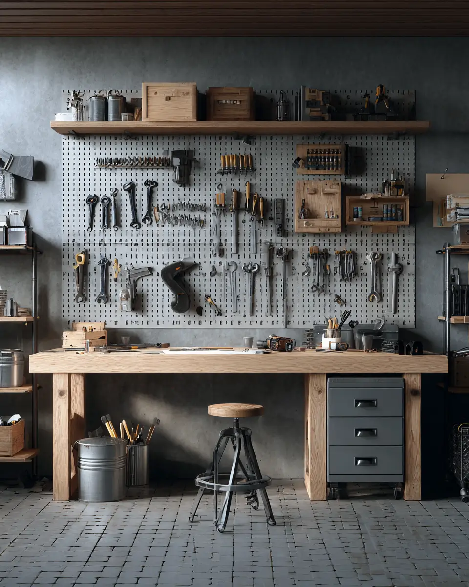 Calm Modern Farmhouse Garage Decor Ideas