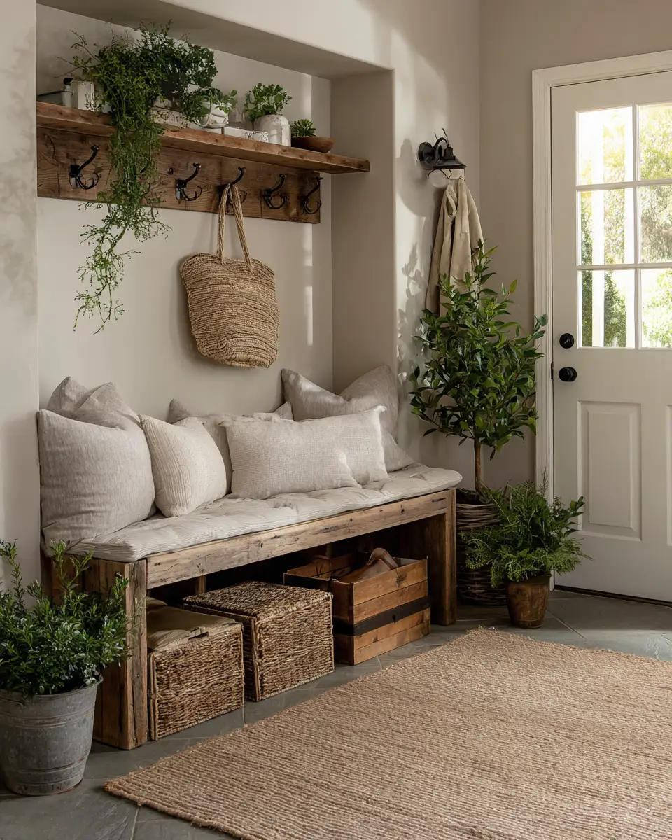 Calm Modern Farmhouse Garage Decor Ideas