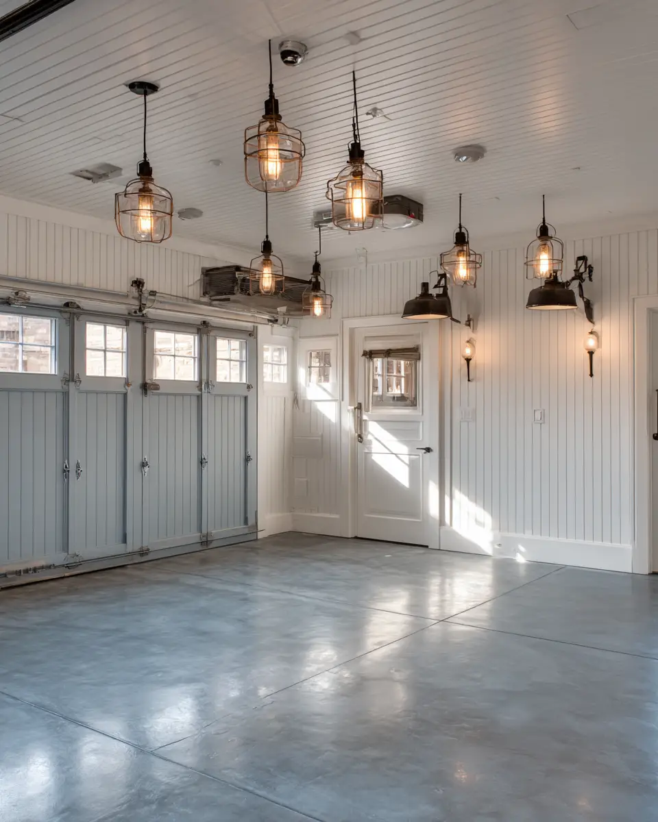 Calm Modern Farmhouse Garage Decor Ideas