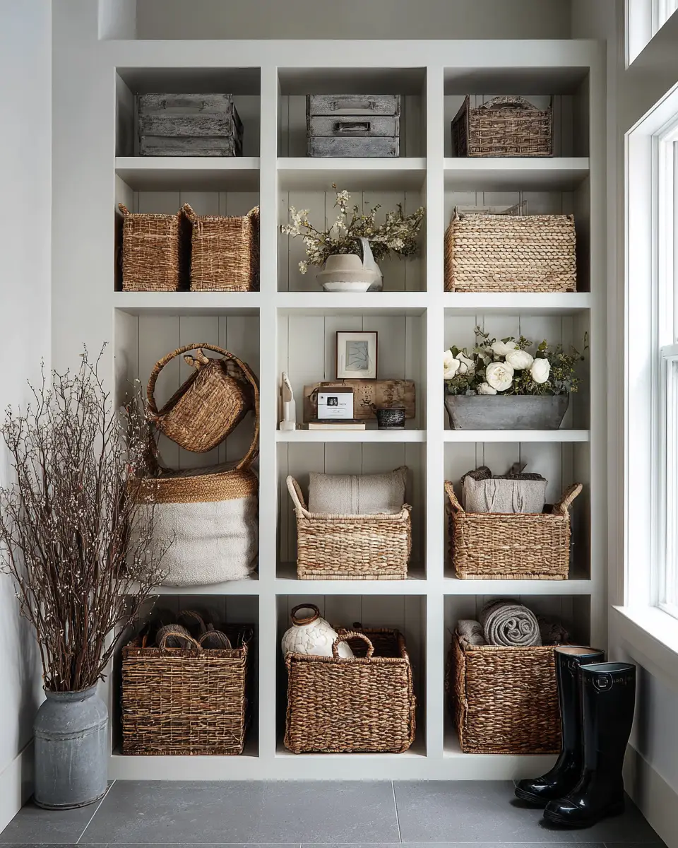 Calm Modern Farmhouse Garage Decor Ideas