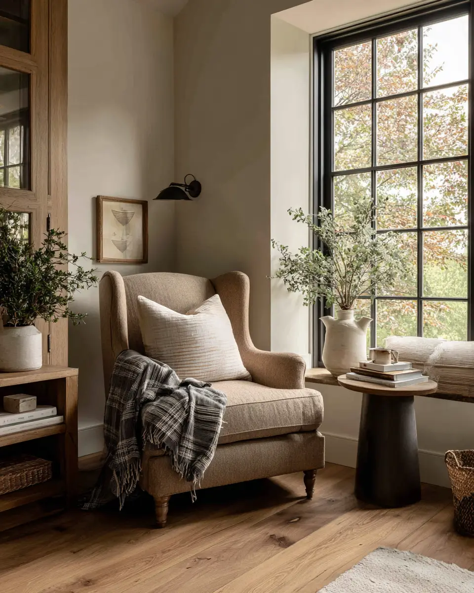 Calm Modern Farmhouse Living Room Decor Ideas