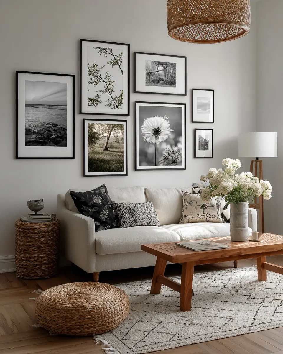 Calm Modern Farmhouse Living Room Decor Ideas