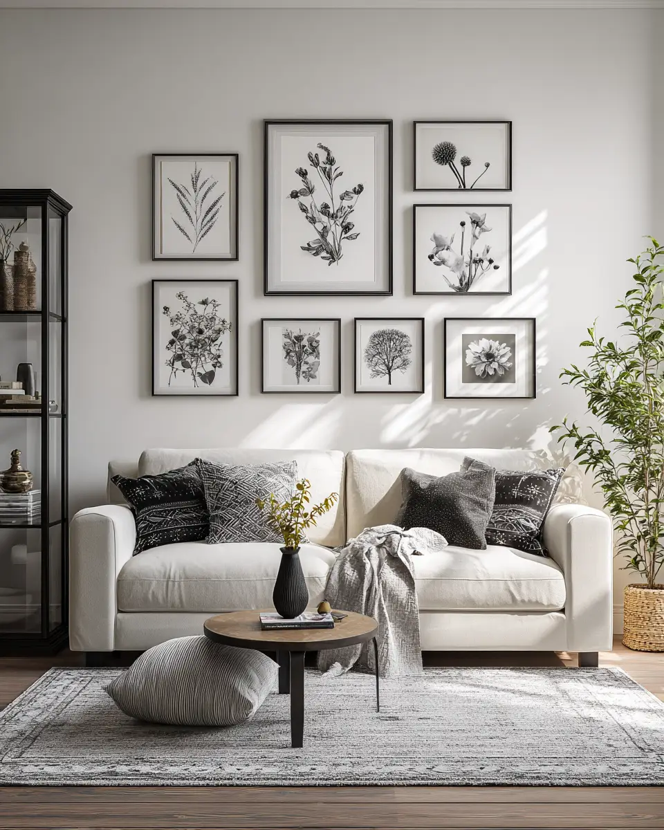 Calm Modern Farmhouse Living Room Decor Ideas