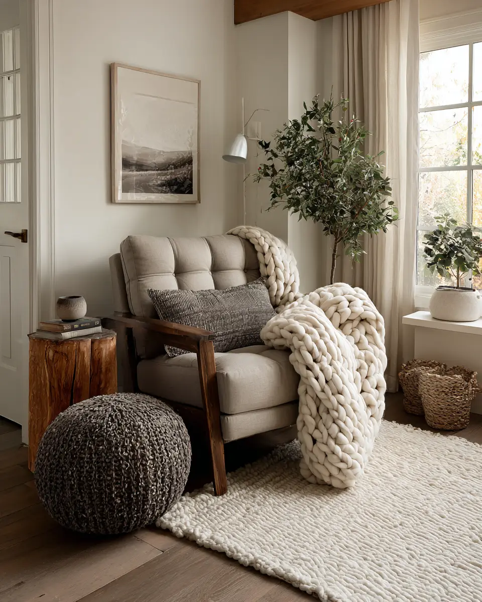 Calm Modern Farmhouse Living Room Decor Ideas