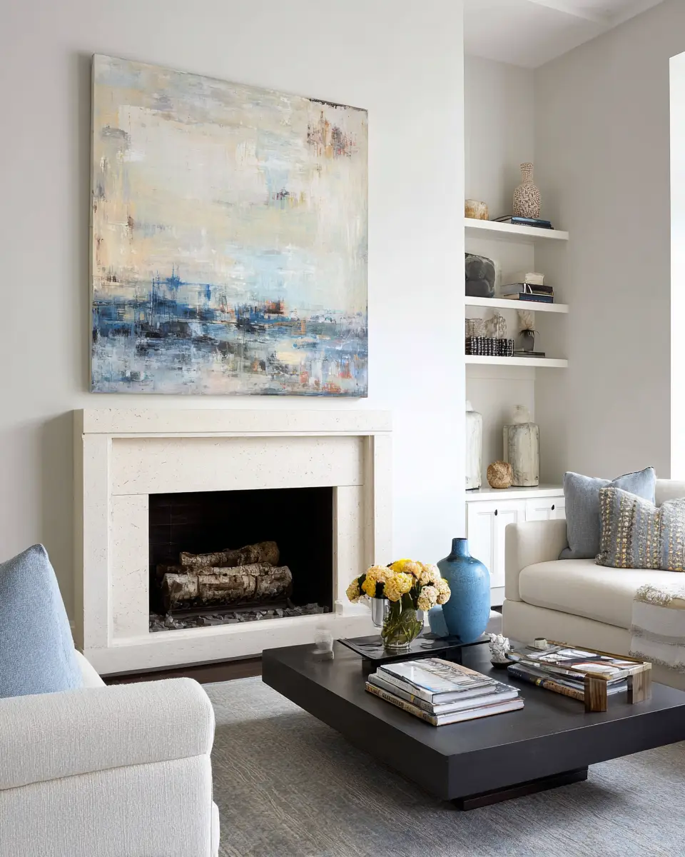 Calm Modern Living Room Decor Ideas