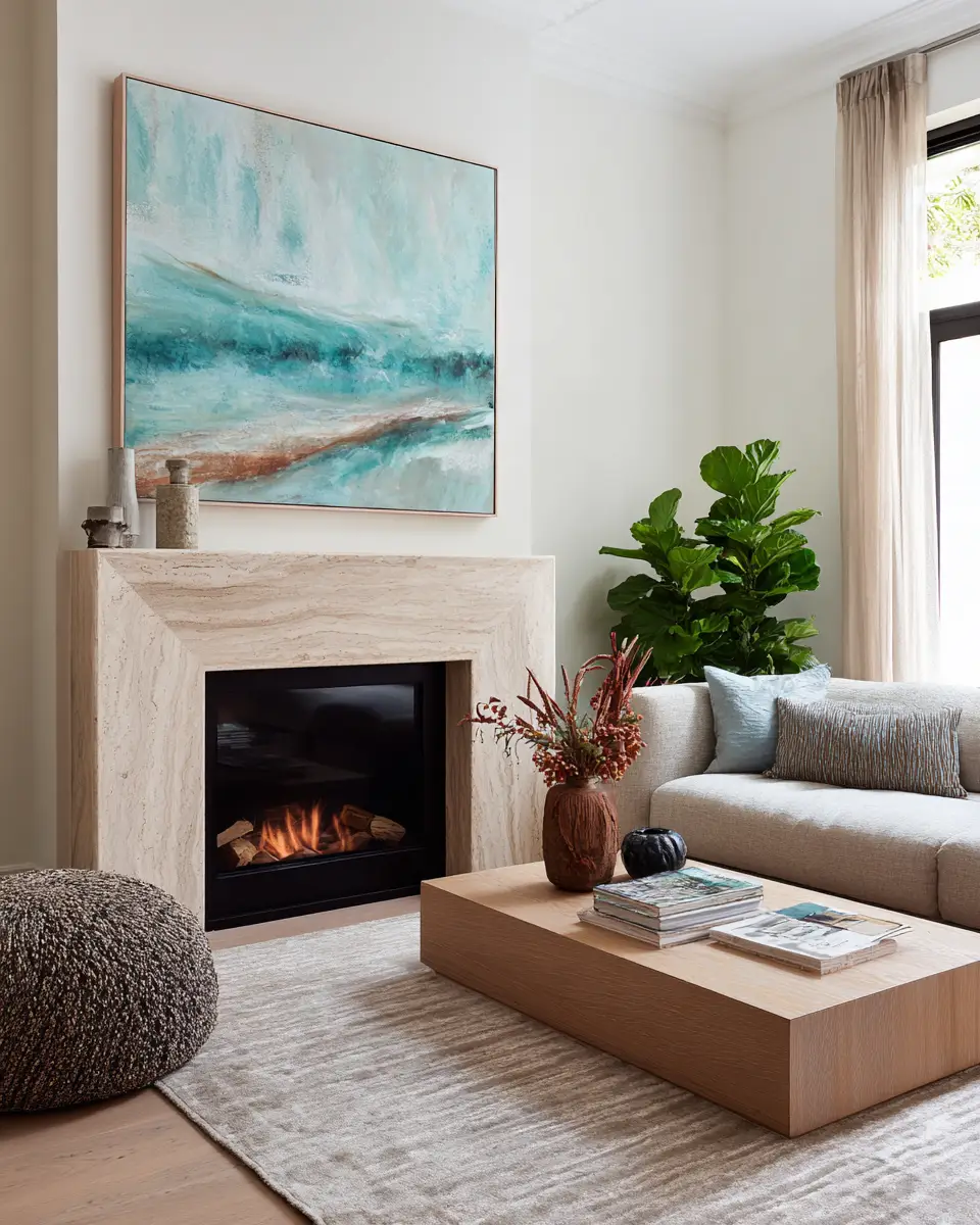 Calm Modern Living Room Decor Ideas