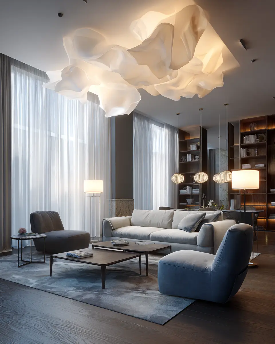 Calm Modern Living Room Decor Ideas