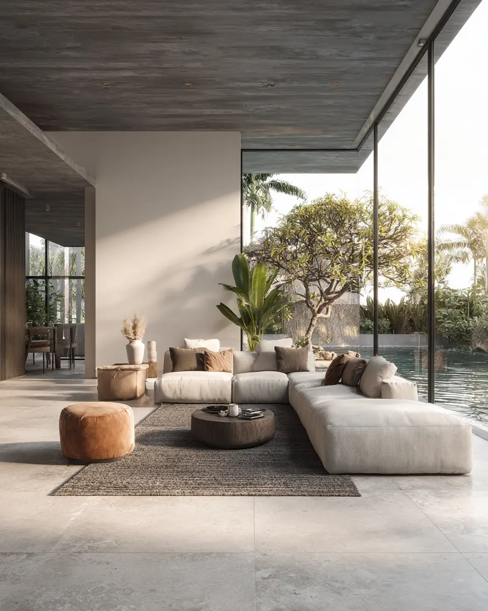 Calm Modern Living Room Decor Ideas