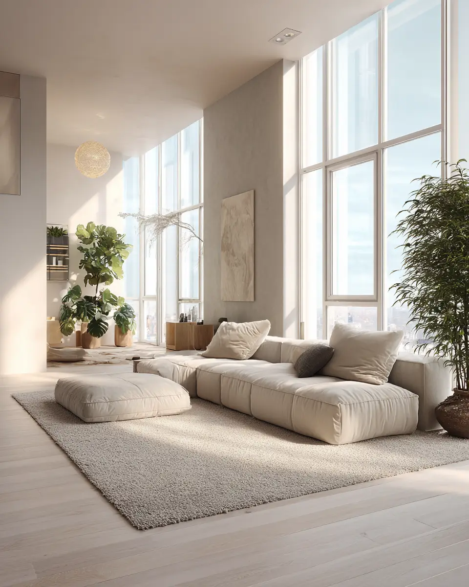 Calm Modern Living Room Decor Ideas