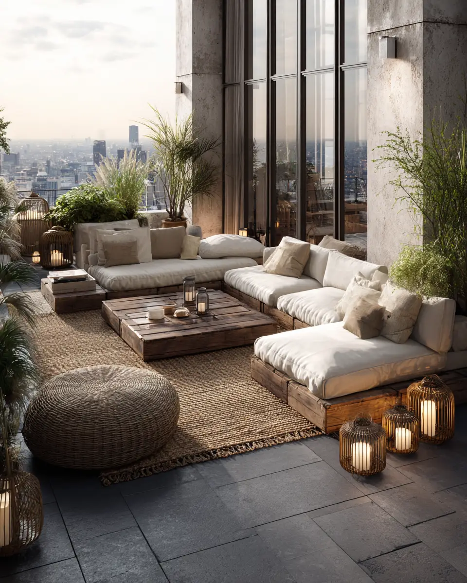 Calm Organic Modern Patio Decor Ideas