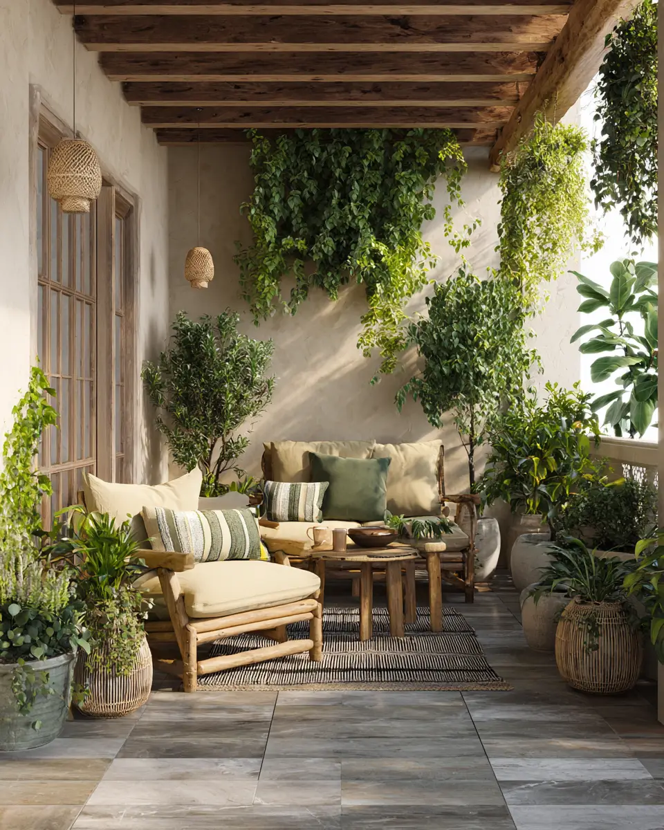 Calm Organic Modern Patio Decor Ideas