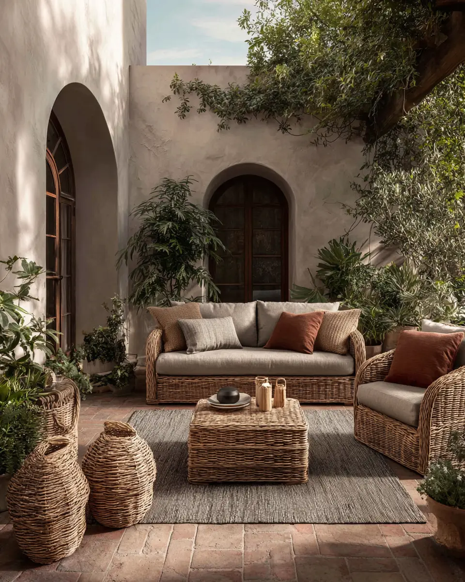 Calm Organic Modern Patio Decor Ideas