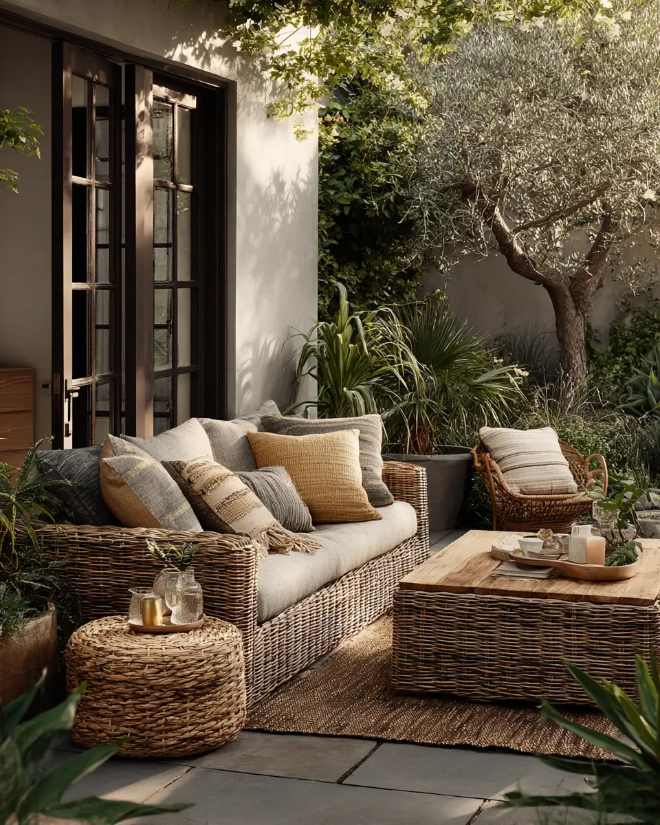 Calm Organic Modern Patio Decor Ideas