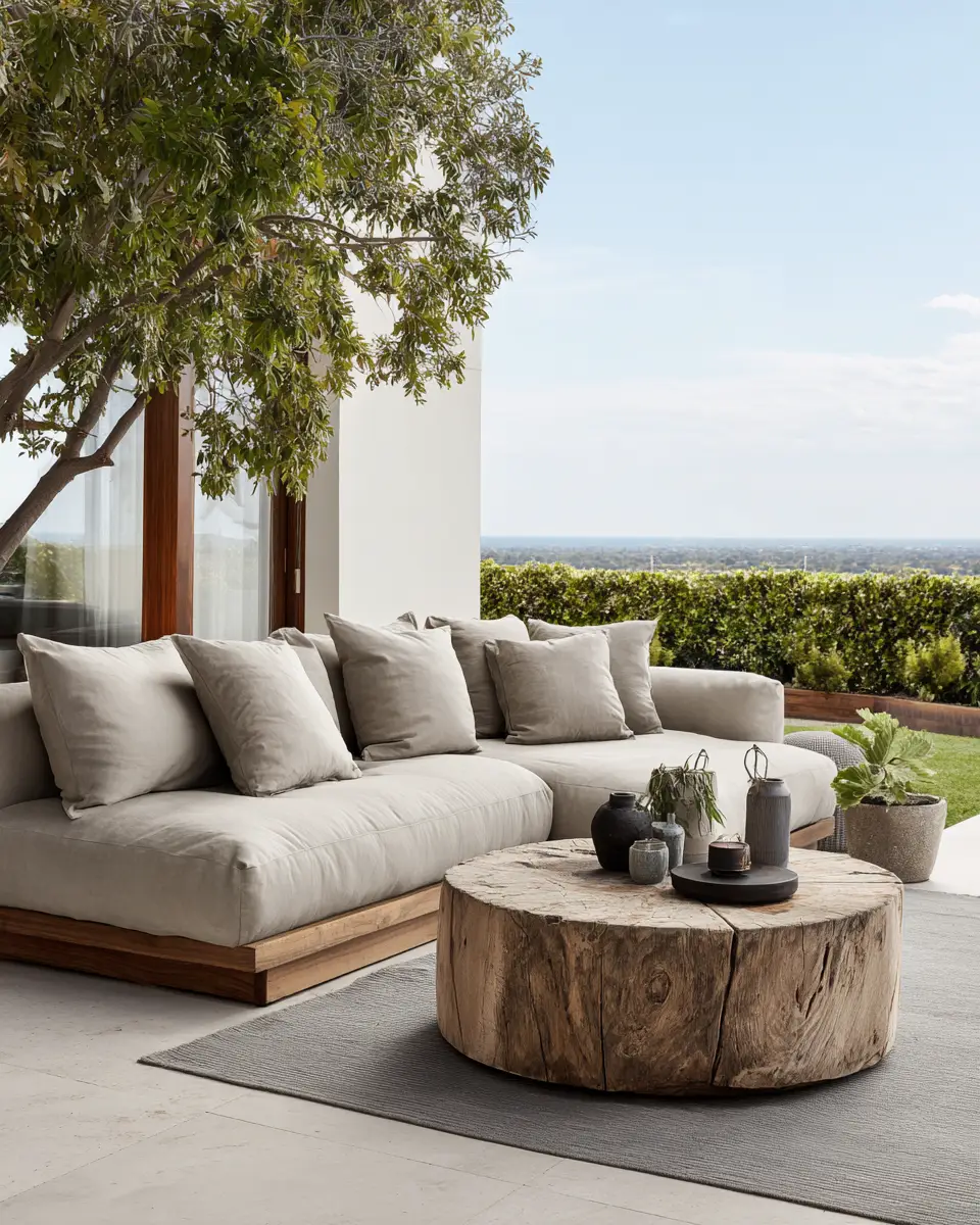 Calm Organic Modern Patio Decor Ideas