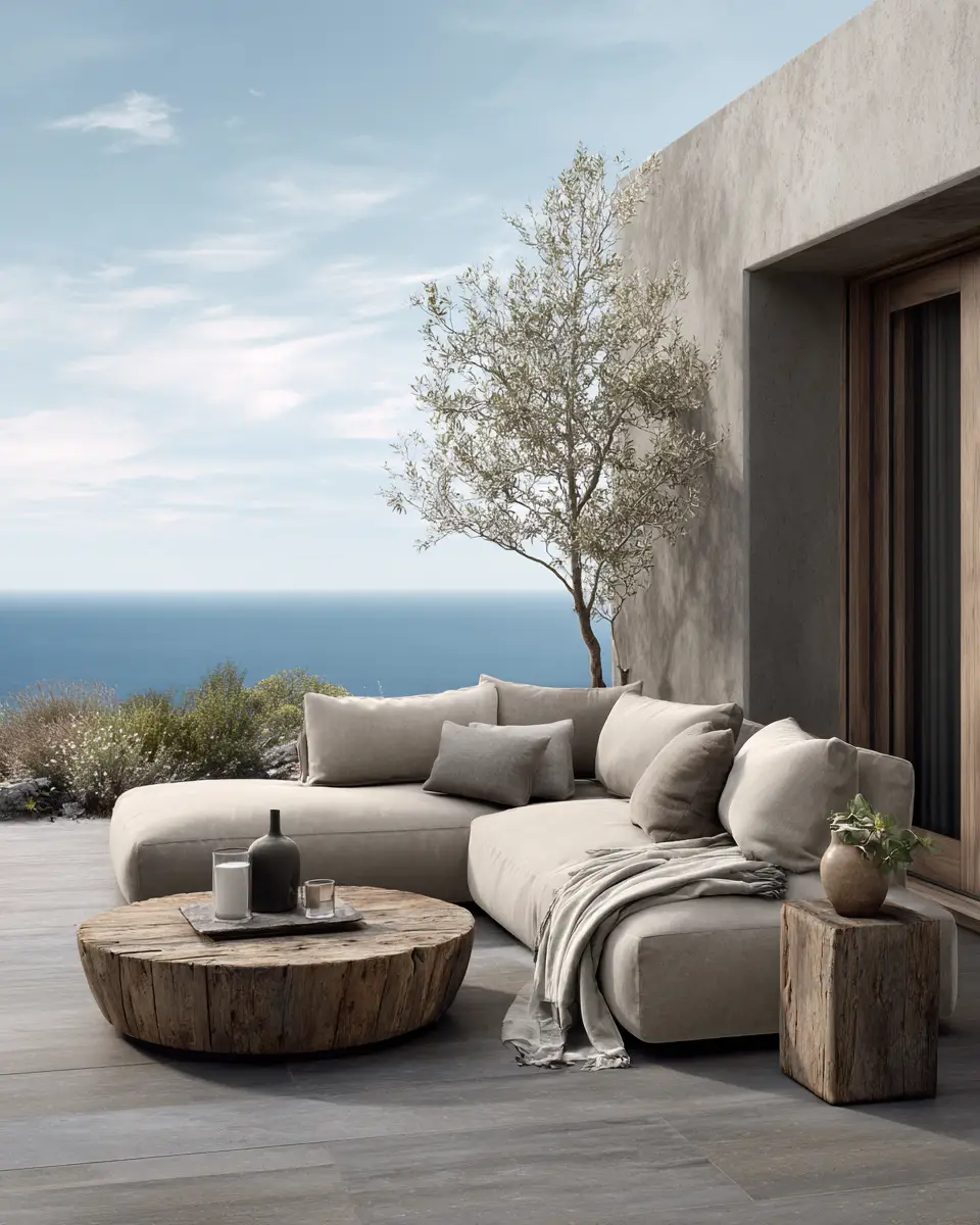 Calm Organic Modern Patio Decor Ideas