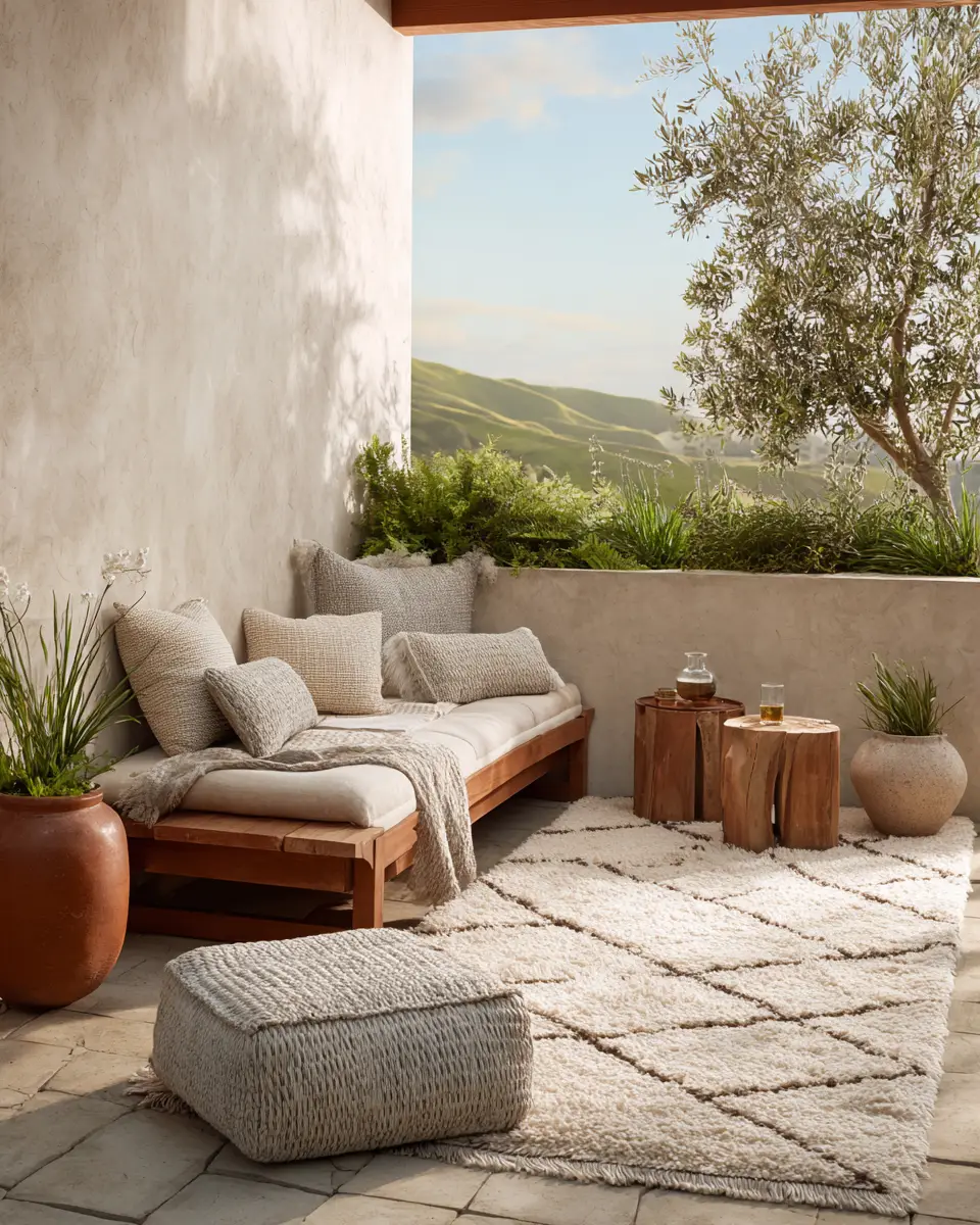 Calm Organic Modern Patio Decor Ideas