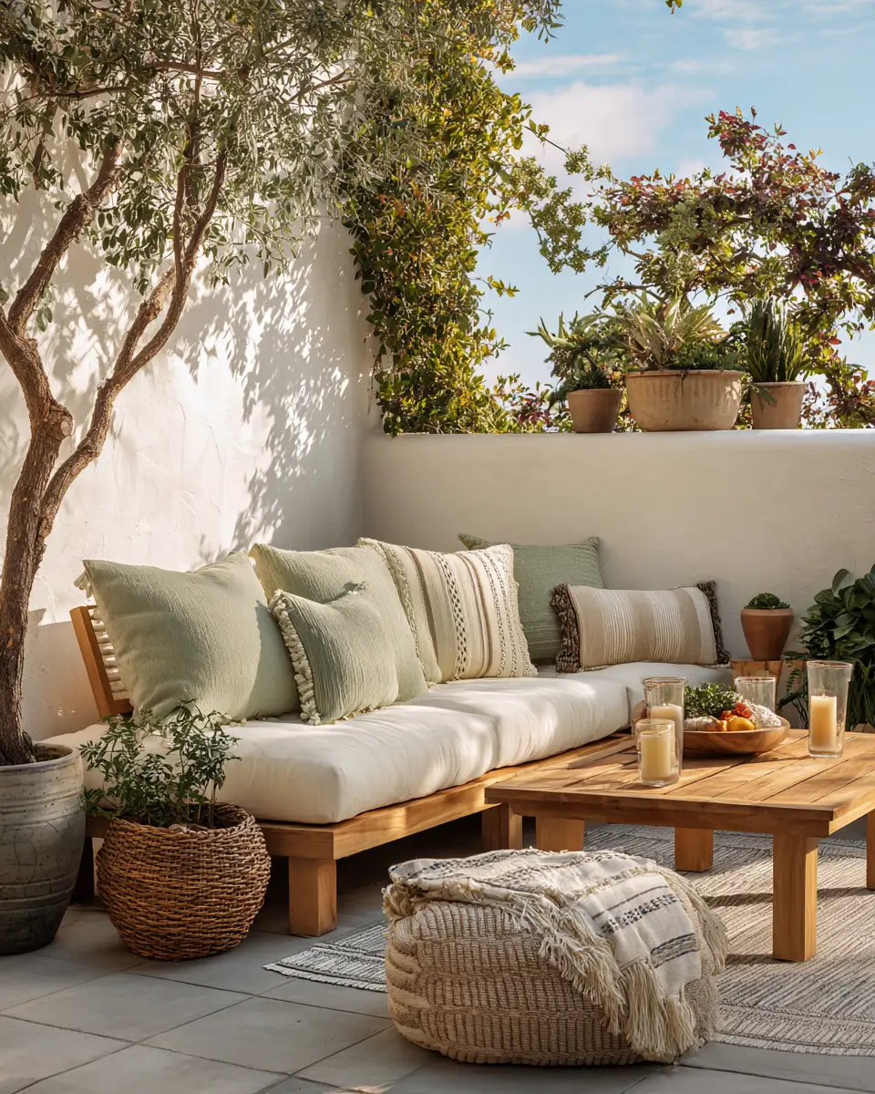Calm Organic Modern Patio Decor Ideas