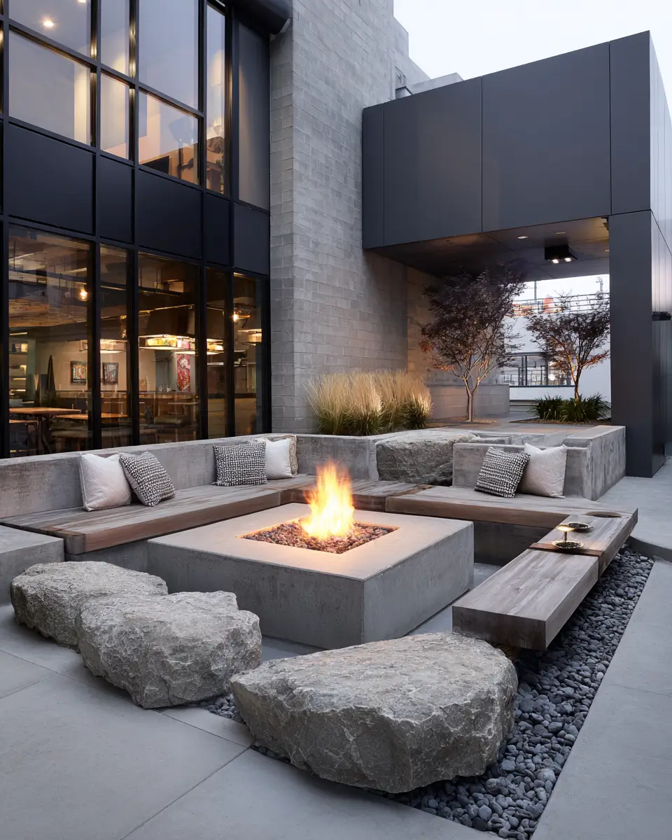 Calm Organic Modern Patio Decor Ideas