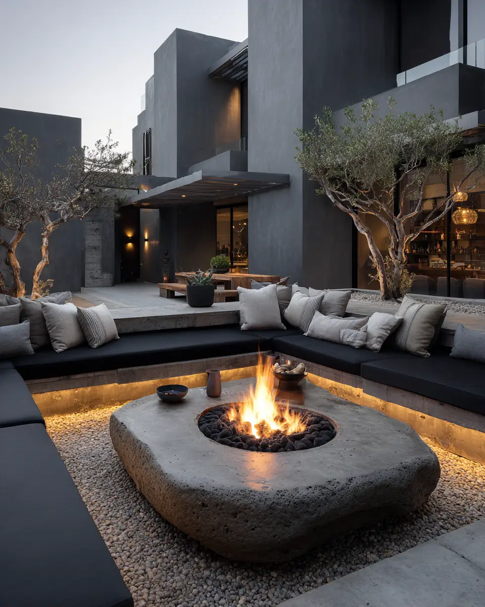 Calm Organic Modern Patio Decor Ideas