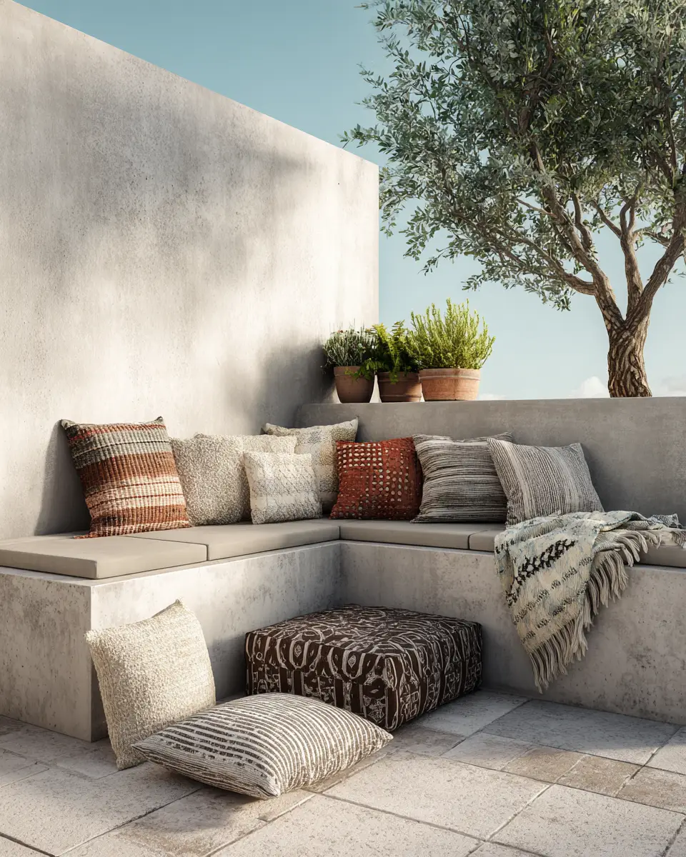 Calm Organic Modern Patio Decor Ideas
