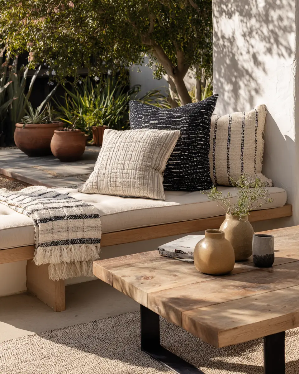 Calm Organic Modern Patio Decor Ideas