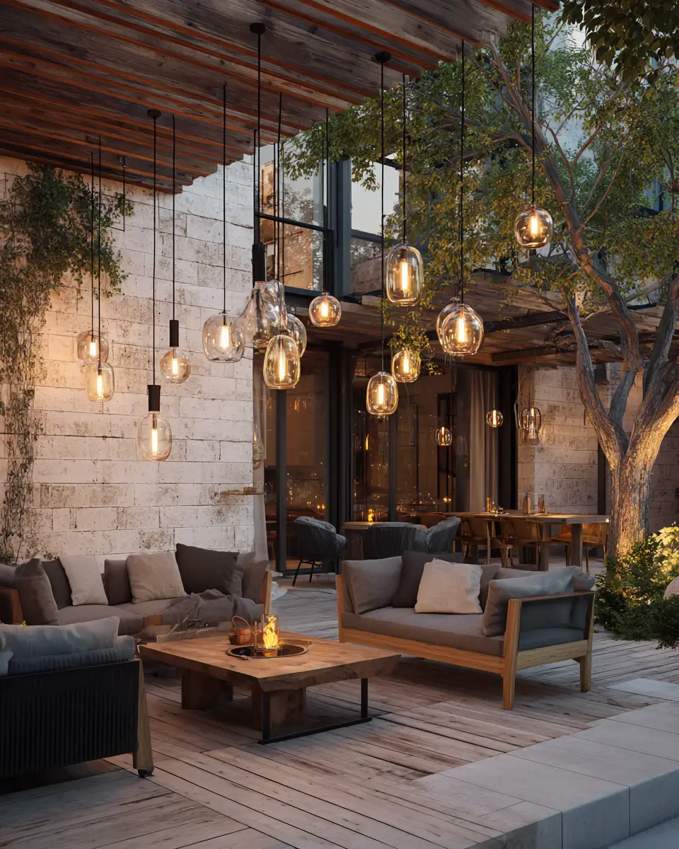 Calm Organic Modern Patio Decor Ideas
