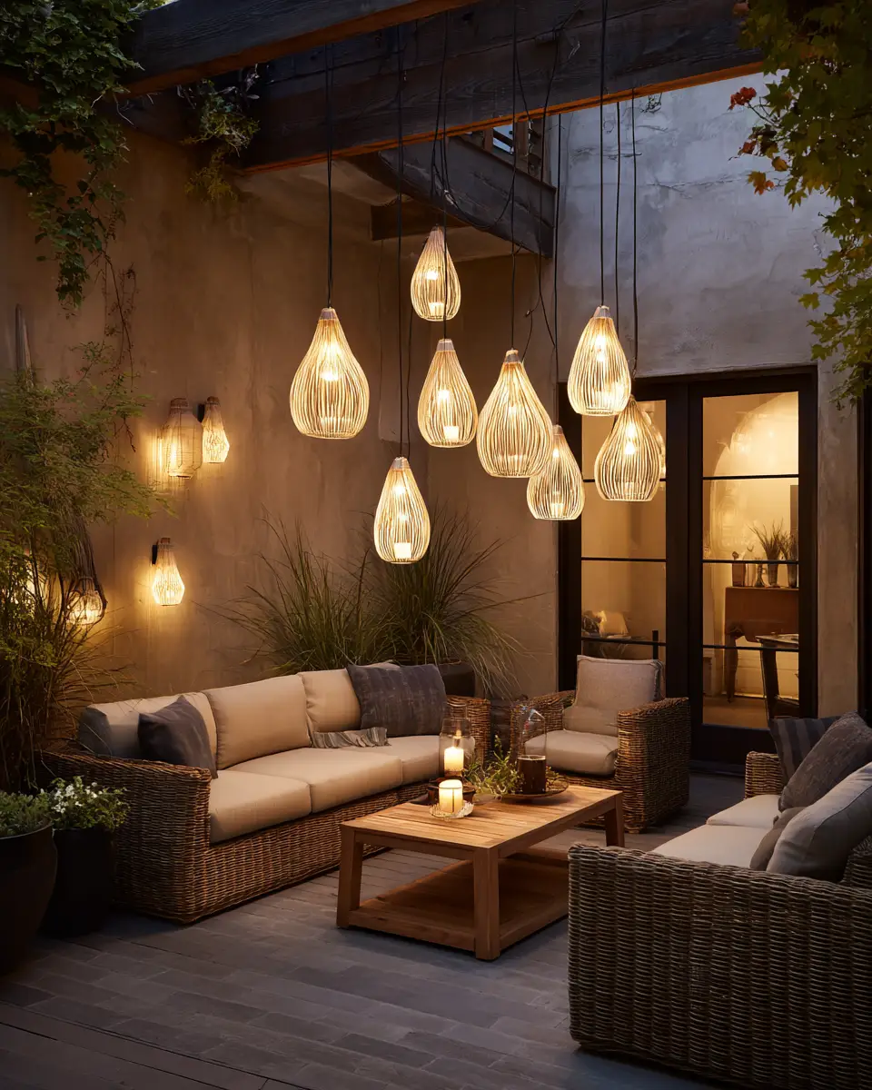 Calm Organic Modern Patio Decor Ideas