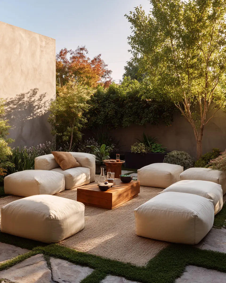 Calm Organic Modern Patio Decor Ideas