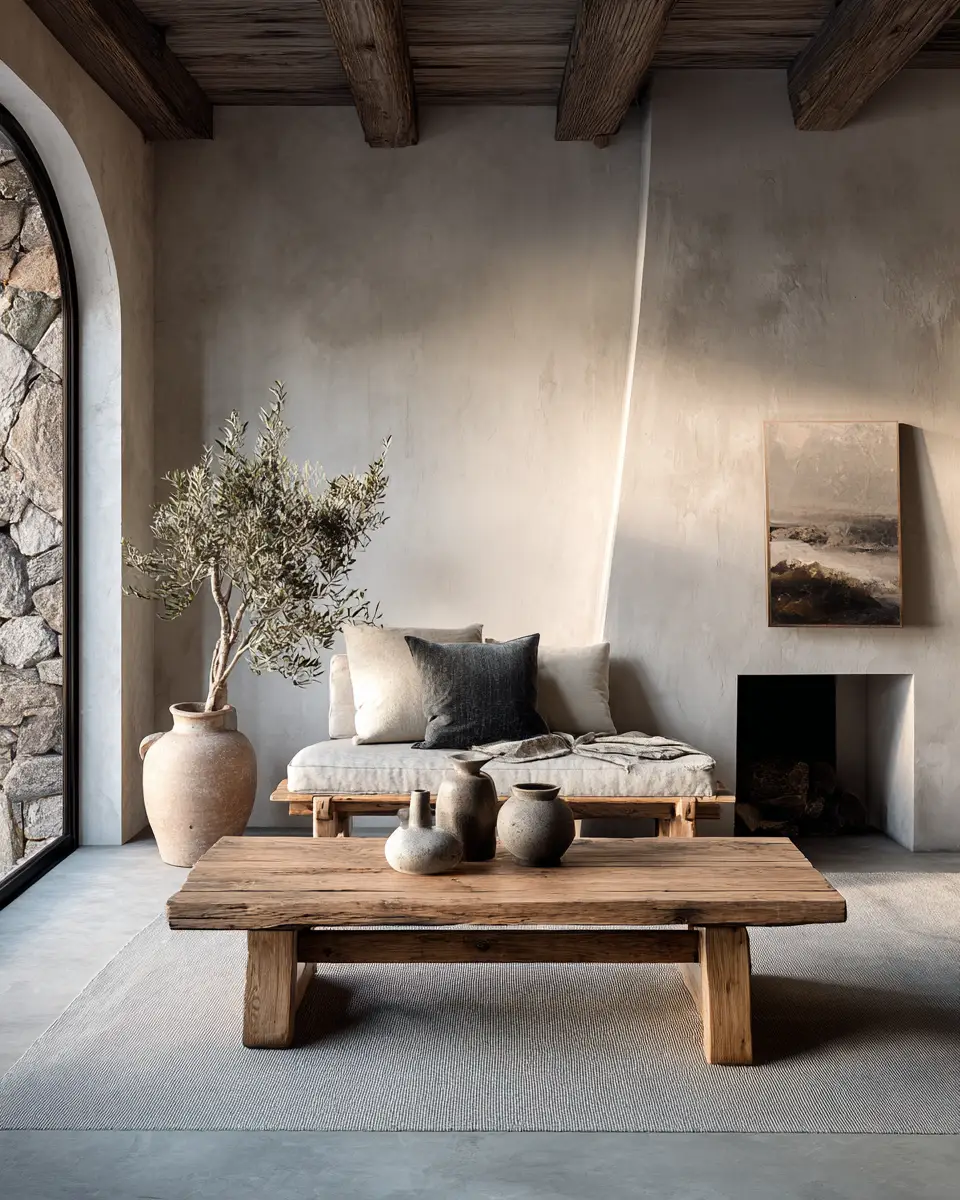 Calm Rustic Living Room Decor Ideas