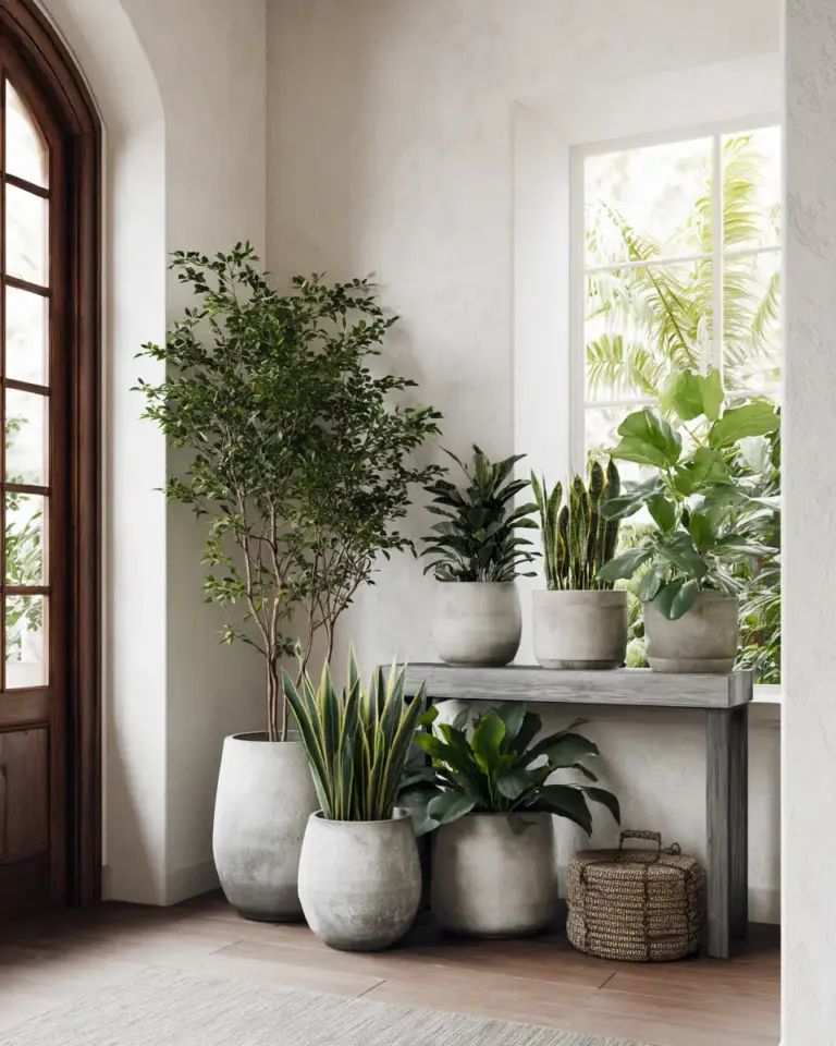 Calm Transitional Porch Decor Ideas - Featured