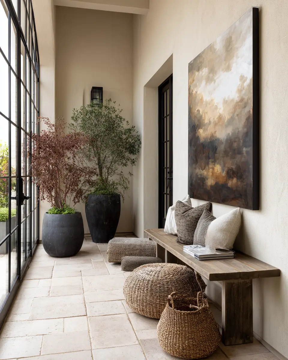 Calm Transitional Porch Decor Ideas