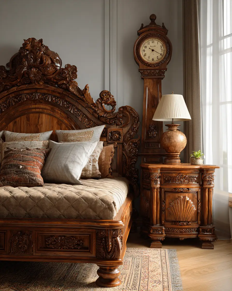 Calm Vintage Bedroom Decor Ideas