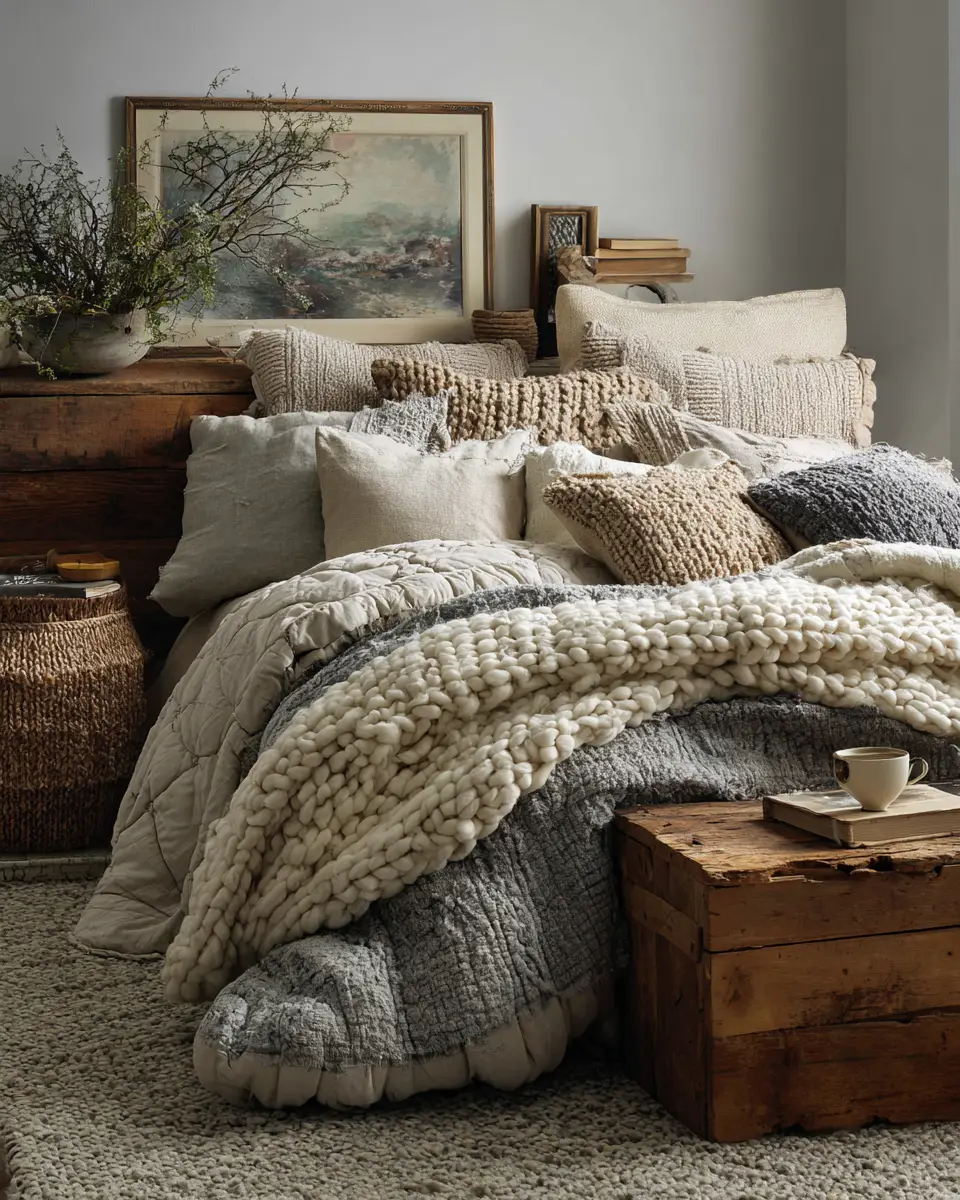 Calm Vintage Bedroom Decor Ideas