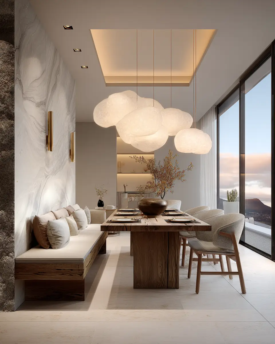 Calm Zen Dining Room Decor Ideas