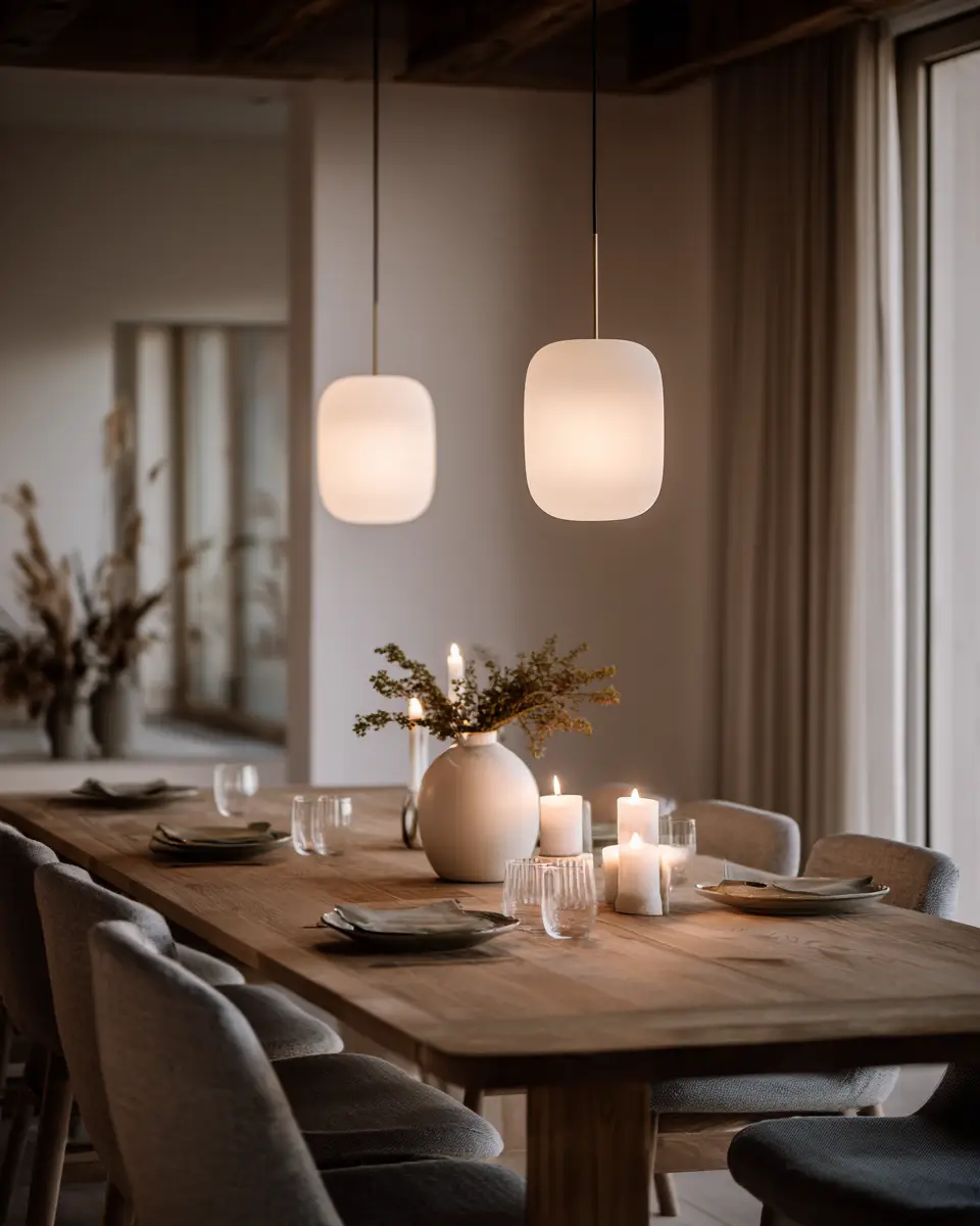 Calm Zen Dining Room Decor Ideas