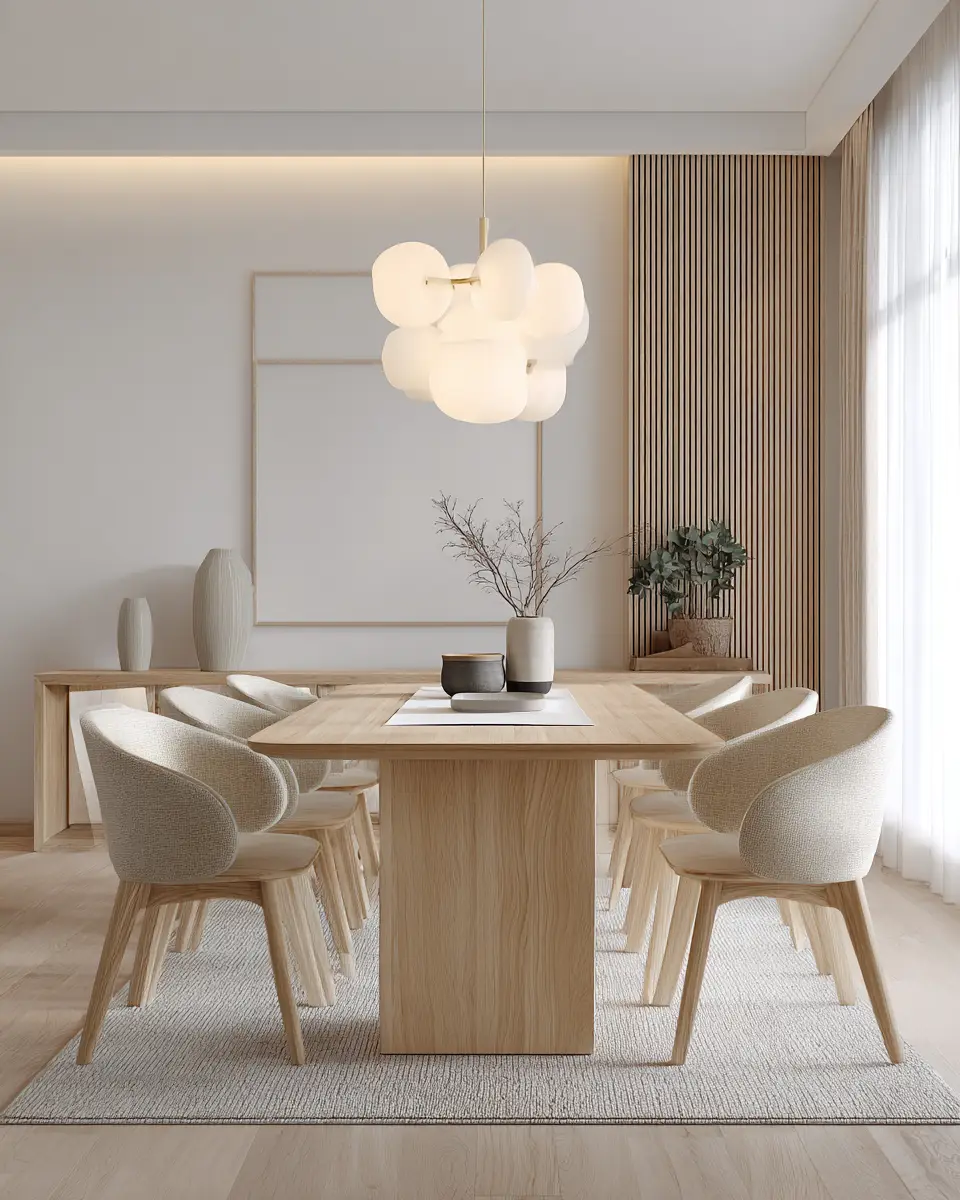 Calm Zen Dining Room Decor Ideas