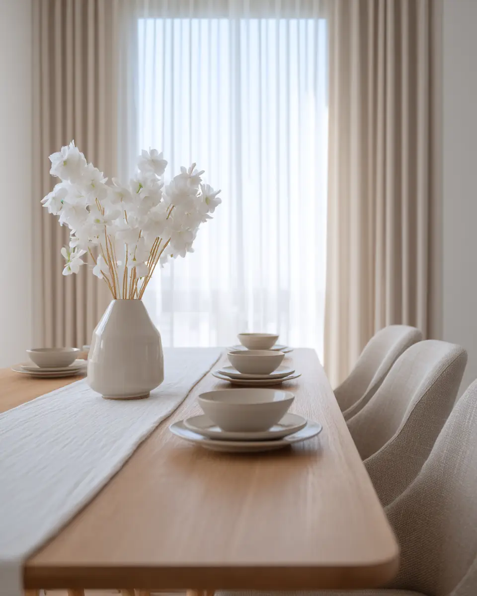 Calm Zen Dining Room Decor Ideas