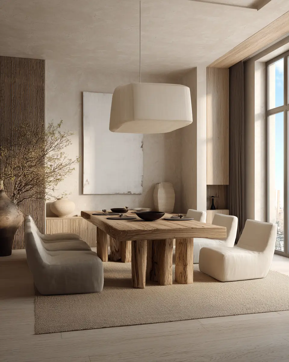 Calm Zen Dining Room Decor Ideas