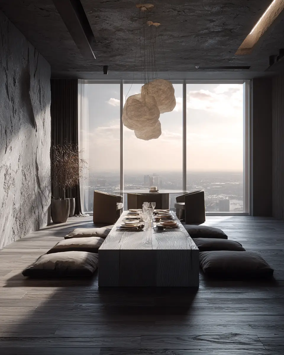 Calm Zen Dining Room Decor Ideas