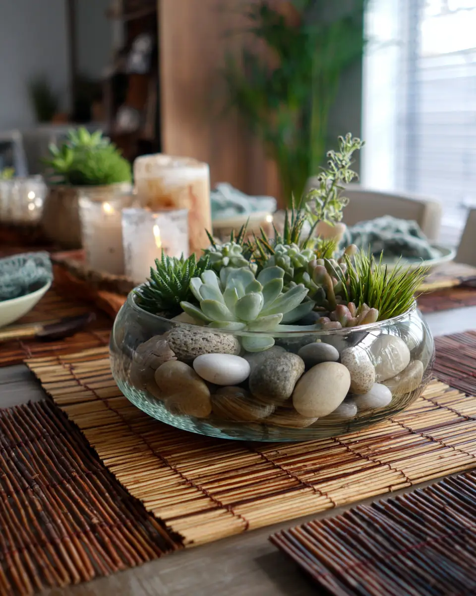 Calm Zen Dining Room Decor Ideas