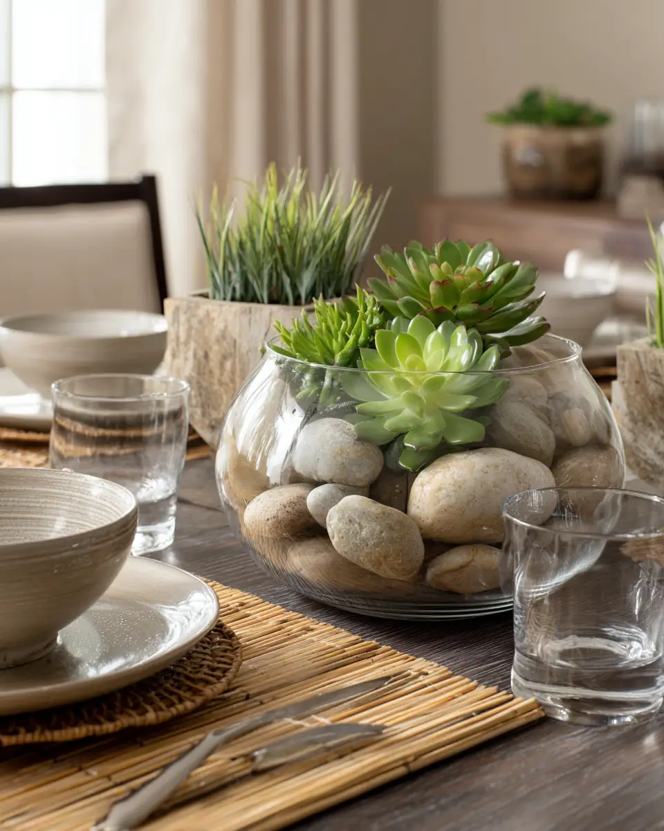 Calm Zen Dining Room Decor Ideas