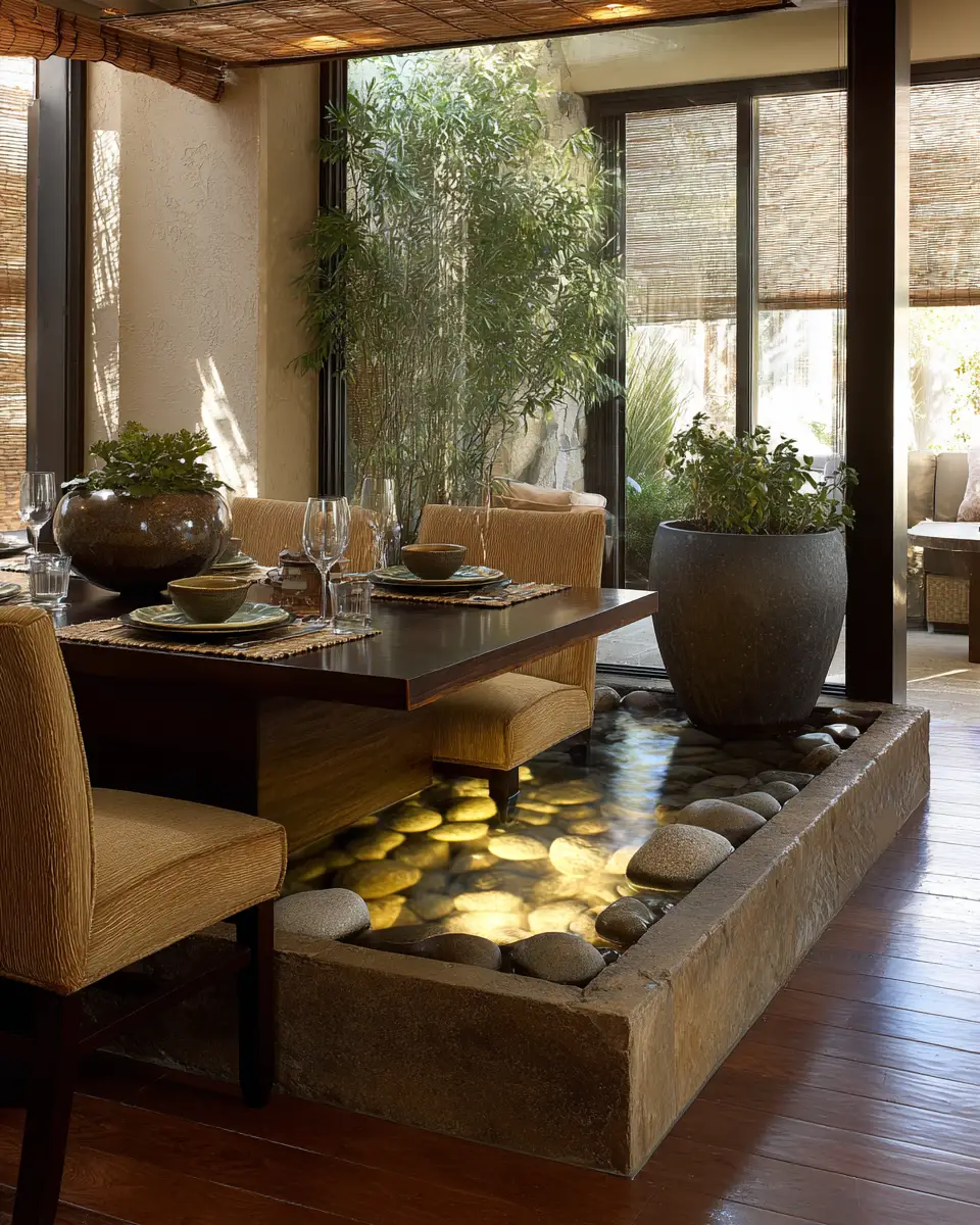 Calm Zen Dining Room Decor Ideas